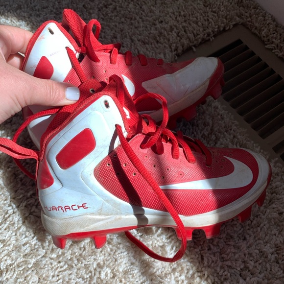 youth high top baseball cleats